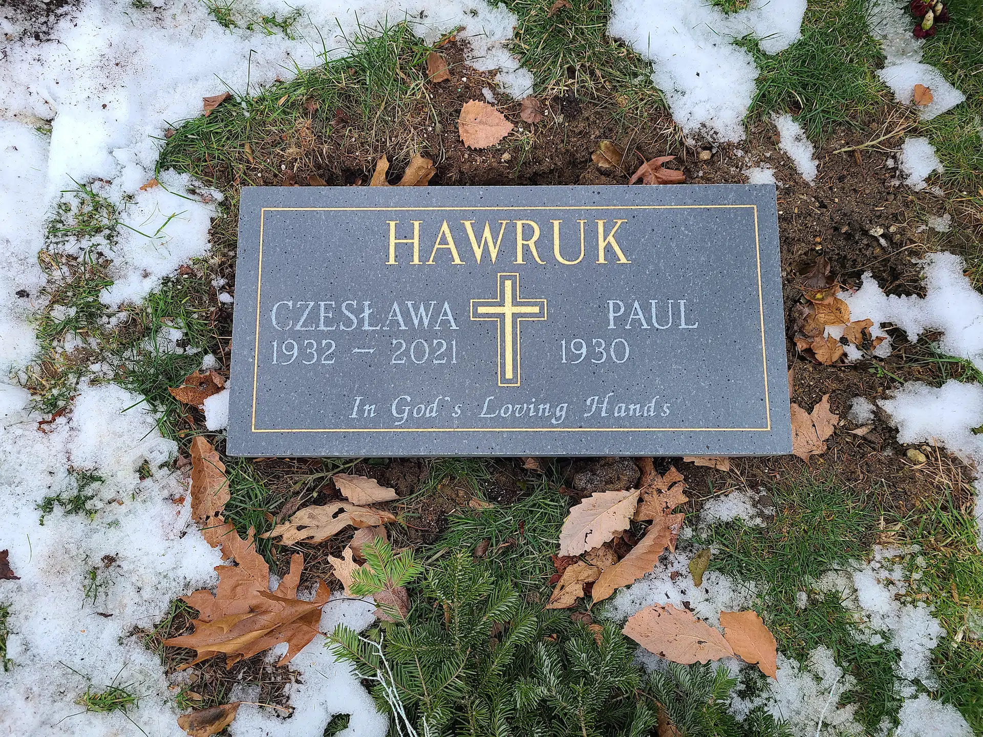 Grave marker hand-carved by NJ Grave Markers in New Jersey NJ — image 2